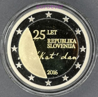 2 Euro Gedenkmünze 2016 Nr. 17 - Slowenien / Slovenia - Unabhängigkeit PP Proof - Eslovenia