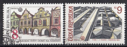 CZECH REPUBLIC 39-40,used,falc Hinged - Used Stamps