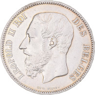 Monnaie, Belgique, Leopold II, 5 Francs, 5 Frank, 1869, SUP, Argent, KM:24 - 5 Francs