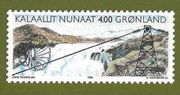 Greenland 1994 Commissioning Of The Hydro Power Plant At Buksefjord. Mi 246, MNH(**) - Used Stamps