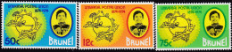 Brunei, 1974, 206/08, MNH **, 100 Jahre Weltpostverein (UPU). - Brunei (1984-...)