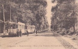 BONSECOURS - Route De Condé - Départ D'un Tramway électrique Pour Valenciennes (carte Animée) - Bonsecours