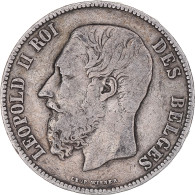 Monnaie, Belgique, Leopold II, 5 Francs, 5 Frank, 1873, TB, Argent, KM:24 - 5 Frank