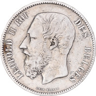 Monnaie, Belgique, Leopold II, 5 Francs, 5 Frank, 1871, TB, Argent, KM:24 - 5 Francs