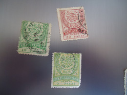 TURKEY   OTTOMAN USED  3  STAMPS  1876 - Other & Unclassified
