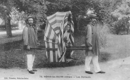 NERIS-les-BAINS (Allier) - Chaise à Porteurs - Voyagé 1917 (voir 2 Scans) Arbois, Cachet Hôpital Mixte 18e Corps D'Armée - Neris Les Bains