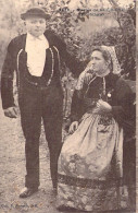 FOLKLORE - Costumes - Mariés De Guémené -  Carte Postale Ancienne - Trachten