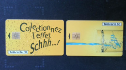 ►France: Schweppes -  Lot  2  Télécartes - Lebensmittel