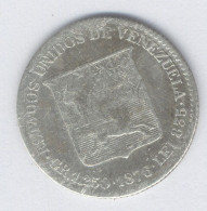 Venezuela 5 Centavos 1876     ARGENT - Venezuela
