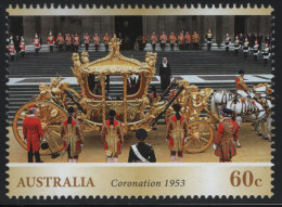 Australia 2013 MNH Sc 3900 60c Gold Coronation Coach, Horses 60th Ann - Mint Stamps