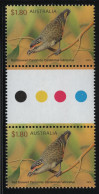 Australia 2013 MNH Sc 3924 $1.80 Red-browed Pardalote Gutter - Mint Stamps