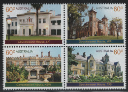 Australia 2013 MNH Sc 3931a 60c State Government Houses Block - Mint Stamps