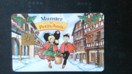 ► France :  Fromage Alsacien MUNSTER.   " Les Petits Amis"  -  5U   7000 Ex - Lebensmittel