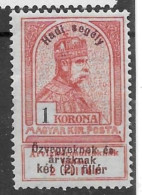 Hungary Mlh * (quasi Mnh ** Only 1mm Gum Disturbance) 1914 Michel Cat Minimum 65 Euros++ - Unused Stamps