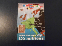 LUXEMBOURG CM YT531 EUROPA 1957 , LUXEMBOURG - Cartes Maximum