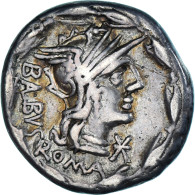 Monnaie, Acilia, Denier, 125 BC, Rome, TB+, Argent - Röm. Republik (-280 / -27)