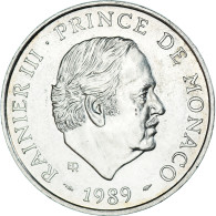 Monnaie, Monaco, Rainier III, 40e Anniversaire De Règne, 100 Francs, 1989 - 1960-2001 Nouveaux Francs