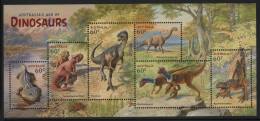 Australia 2013 MNH Sc 3991c 60c Dinosaurs Sheet - Mint Stamps