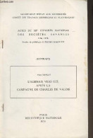 L'Agenais Vers 1325, Après La Campagne De Charles De Valois - (EXTRAIT) Actes Du 101e Congrès National Des Sociétés Sava - Midi-Pyrénées