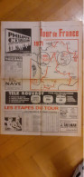Carte Itinéraire Du Tour De France 1971 La Voix Du Nord - Cyclisme