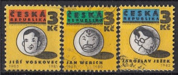 CZECH REPUBLIC 67-69,used,falc Hinged - Used Stamps