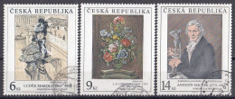 CZECH REPUBLIC 96-98,used,falc Hinged - Gebraucht