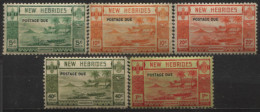 NOUVELLES HEBRIDES - Y&T Taxe N° 16-20 * - Timbres-taxe