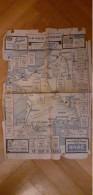Carte Itinéraire Du 49e Tour De France 1962 La Voix Du Nord - Cyclisme