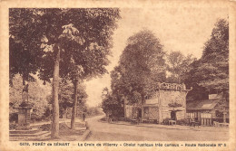 91 - FORÊT De SENART - La Croix De Villeroy - Chalet Rustique Très Curieux - Route Nationale N° 5 - Sénart