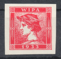 MERCUR Mercury 1851 Mythology Newspaper WIPA 1933 Austria Wien Vienna Stamp Exhibition CINDERELLA LABEL VIGNETTE Reprint - Periódicos