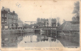 FRANCE - 59 - CONDE SUR L'ESCAUT - Le Pont Levis Du Port - Carte Postale Ancienne - Conde Sur Escaut