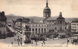 FRANCE - 63 - CLERMONT FERRAND - Un Coin De La Place De Jaude Et Le Puy De Dôme - Edit L L - Carte Postale Ancienne - Clermont Ferrand