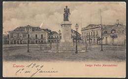 Postal Angola - Luanda - Largo Pedro Alexandrino - Ed. Osorio, Delgado E Bandeira - Angola