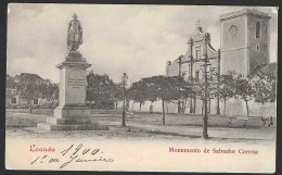 Postal Angola - Luanda - Monumento De Salvador Correia - Ed. Osorio, Delgado E Bandeira - Angola