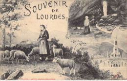 FRANCE - 65 - LOURDES - Souvenir De Lourdes - Carte Postale Ancienne - Lourdes