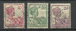 NEDERLAND-INDIE Netherlandsch-Indie 1913-1915 Michel 115 & 118 & 120 O - Indes Néerlandaises