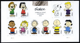 Etats-Unis / United States (Scott No.5726 - Charles M. Schulz) [**] MNH Bottom Bloc Of 10 - Neufs