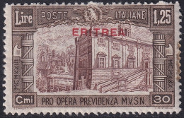 Eritrea 1930 Sc B31 Sa 172 MH* Tape Stain On Right Side - Eritrée