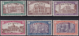 Eritrea 1925 Sc B5-10 Sa 87-92 Set MH* Some Disturbed Gum - Eritrée