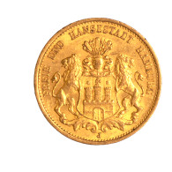Allemagne-Ville Libre DHambourg 20 Mark 1893 Hambourg - 5, 10 & 20 Mark Gold