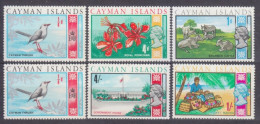 1969 Cayman Islands 211X,Y-212,216,223MNH219MLH Fauna And Flora - Spechten En Klimvogels