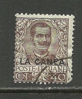 ITALY 1906 Italia La Canea Crete Kreta Michel 9 O - La Canea