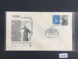 Argentina Entenario Observation (1943) Free Shipping - Covers & Documents