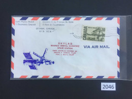 Canada SKYLAB, Earth Physics Branch Cover (2046) Free Shipping - Storia Postale