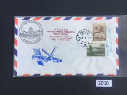 Denmark, SKYLAB, Observation Station (2010) Free Shipping - Storia Postale