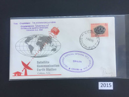 Keeling South Australia To Spain SKTLAB Cover (2015) Free Shipping - Revenue Stamps