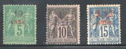 Zanzibar  Yv 1*, 2(*) Et 3* - Unused Stamps