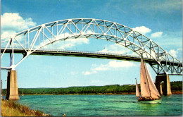 Massachusetts Cape Cod The Bourne Bridge Over Cape Cod Canal - Cape Cod