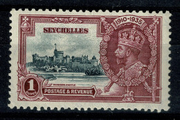 Ref 1608 -  Seychelles - 1935 Silver Jubilee - 1 Rupee Mint Stamp - SG 131 - Seychellen (...-1976)