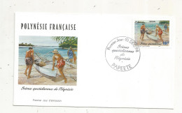 FDC, Premier Jour, POLYNESIE FRANCAISE,Tahiti, PAPEETE, Scénes Quotidiennes De Polynésie , 10 Dec. 98 - FDC